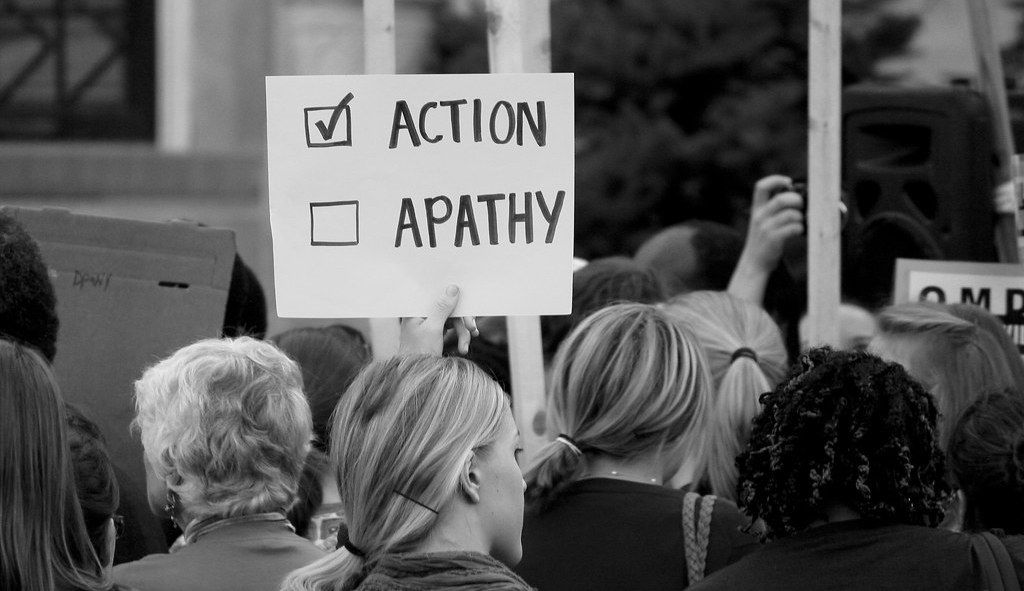 The opposite of love isn't hate - it's apathy