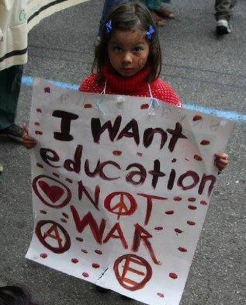 Education instead of war