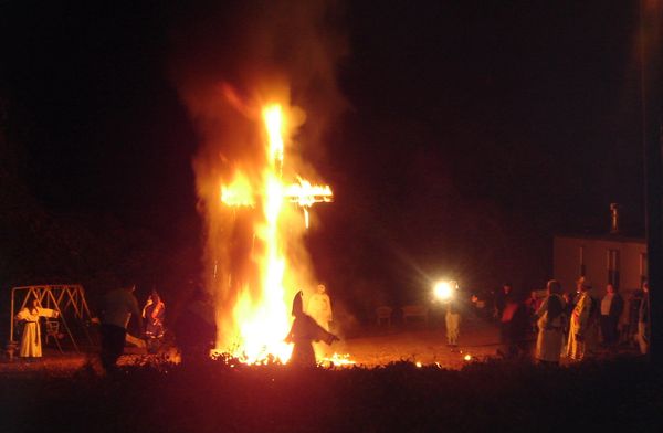 Death threats and cross-burnings